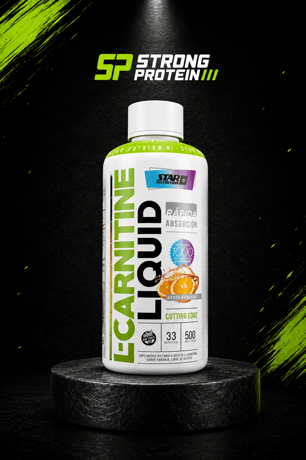 L-CARNITINE LIQUID SIN TACC NARANJA 500 cm3